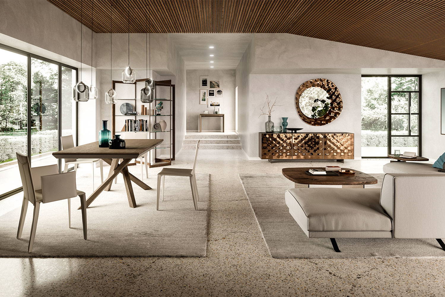 Arizona Extension Dining Table by Ozzio Italia | room service 360°