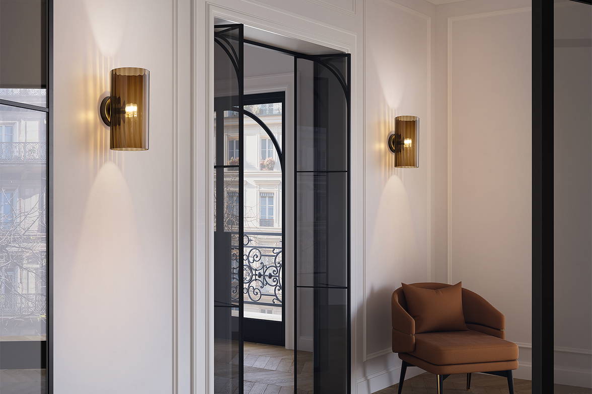 Armonia Wall Sconces in entrance way Armonia Wall Sconces in entrance way