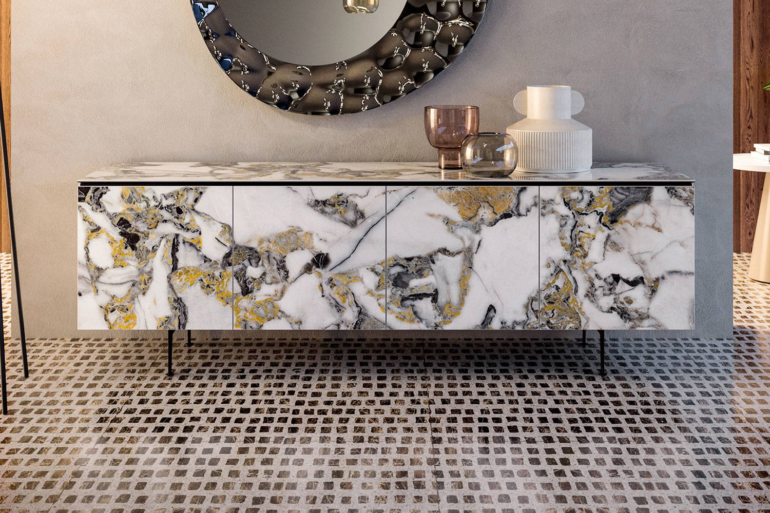 Armor sideboard by Ozzio Italia