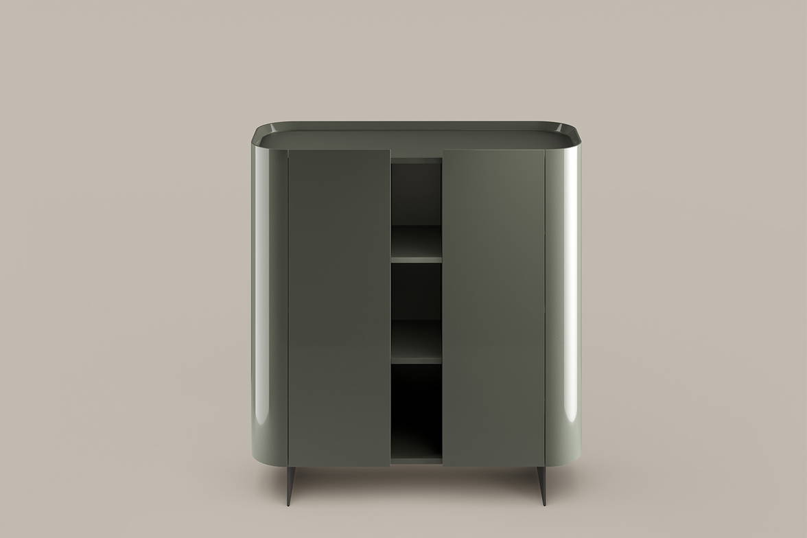 Arragan Cupboard offers the option of an additional set of shelves Arragan Cupboard offers the option of an additional set of shelves