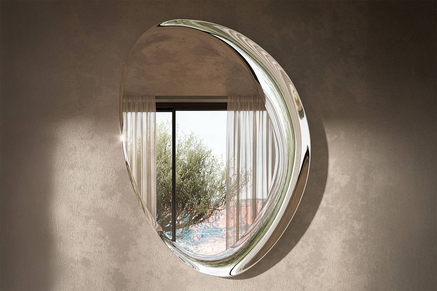 Ascot wall mirror by Cattelan Italia.
