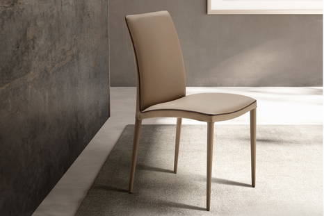Asia edge upholstered dining chair designed by eforma