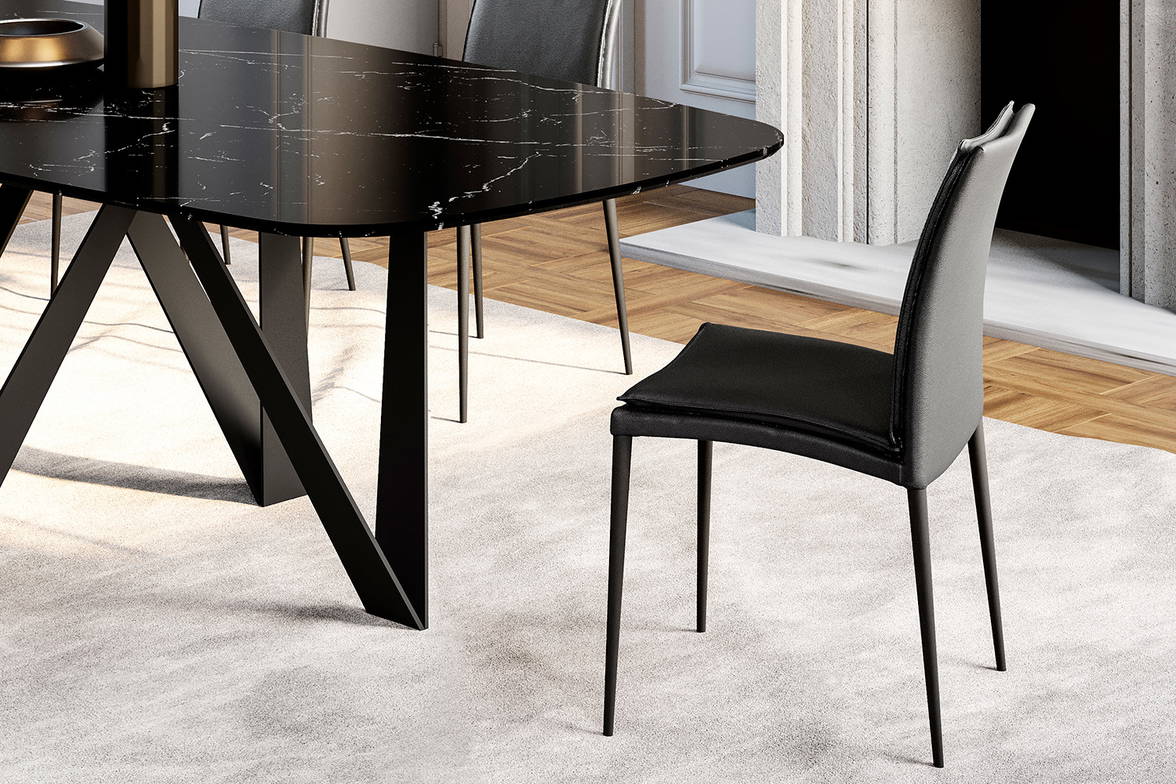 Asia soft dining chair by eforma Asia soft dining chair by eforma