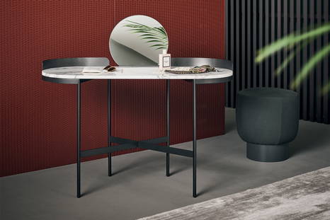 The Asia vanity table with Mirror by Bonaldo.
