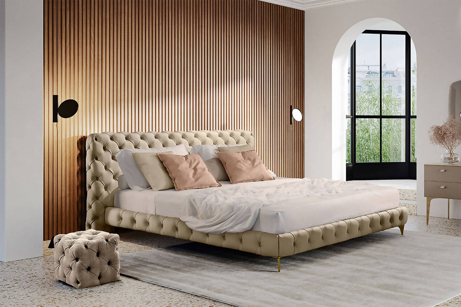 Aston Night Bed by Gamma Arredamenti | room service 360°
