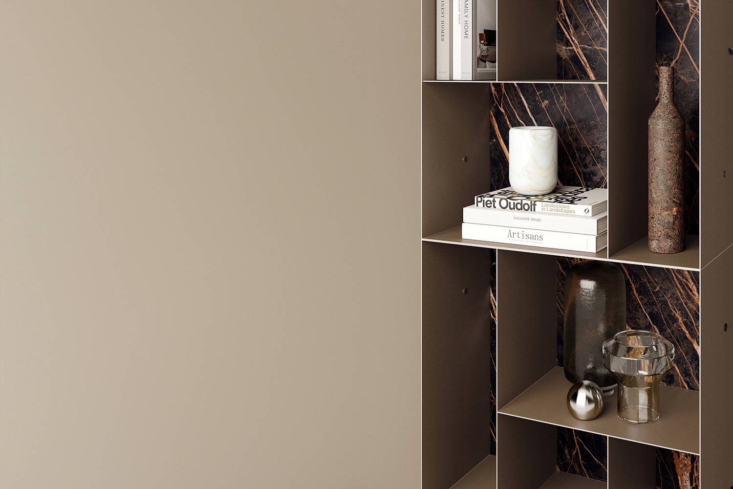 Atena Modular Bookcase by Bontempi Casa | room service 360°