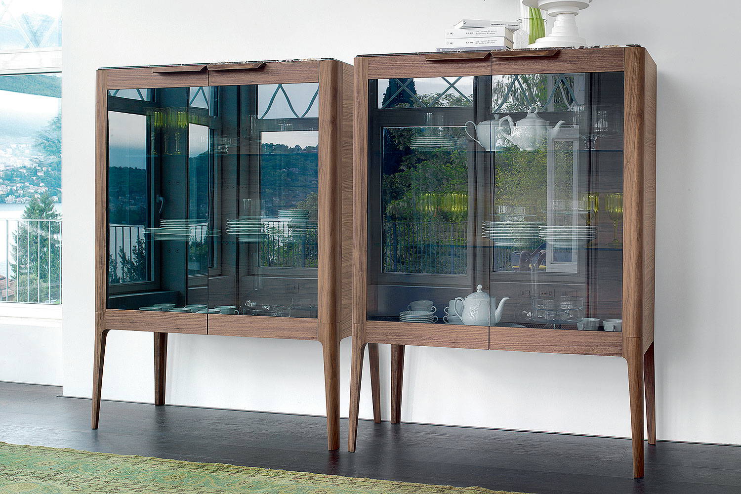 Atlante 2 cupboard in a living room setting by Porada