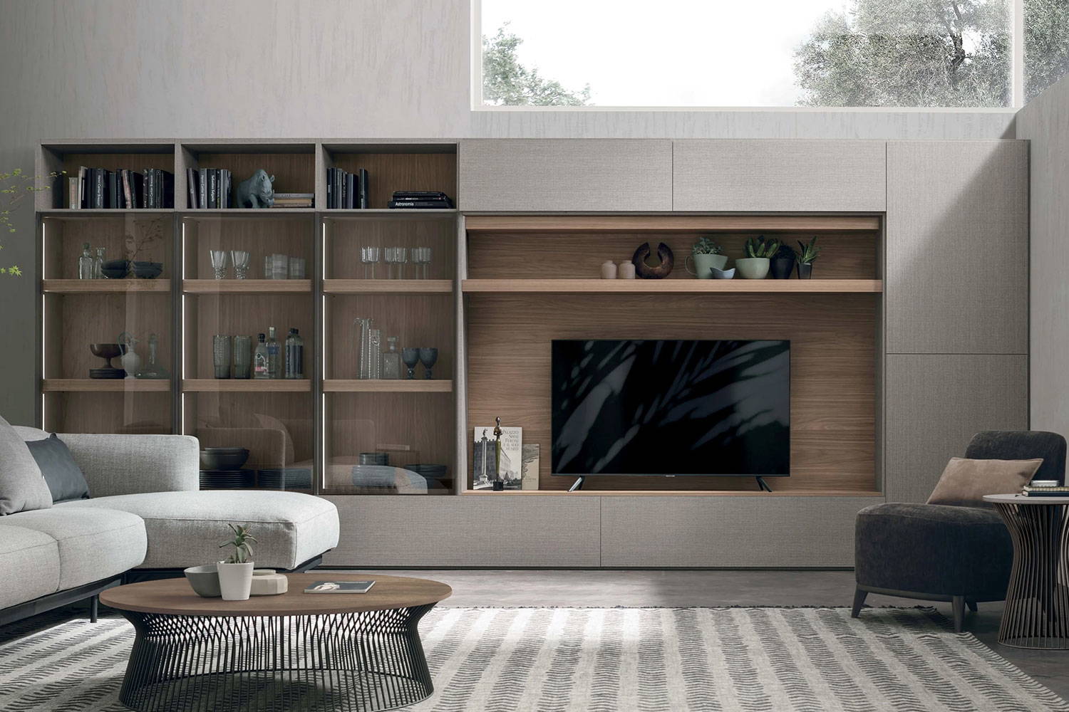 Atlante AT213 Wall Unit by Tomasella