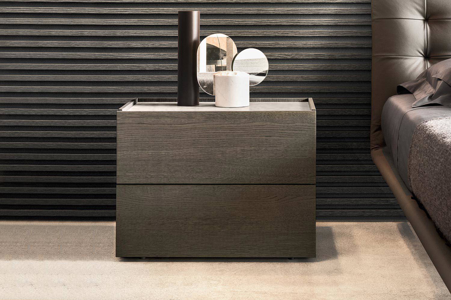 The Atlante nighstand by Pianca