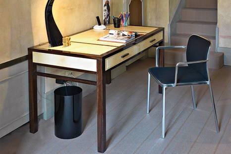Audrey Soft Dining Chair with the Taj Table Lamp