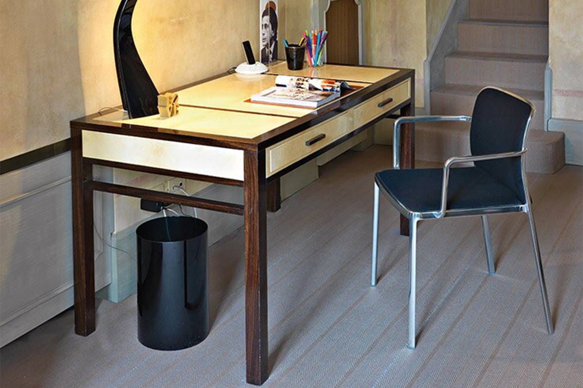 Audrey Soft Dining Chair with the Taj Table Lamp Audrey Soft Dining Chair with the Taj Table Lamp