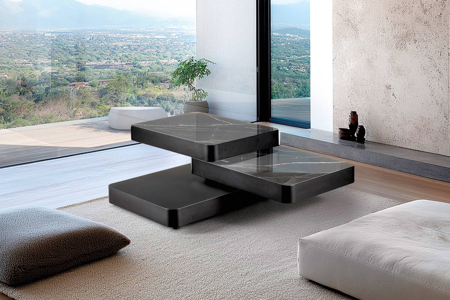 Aurum Rectangular coffee table by Naos