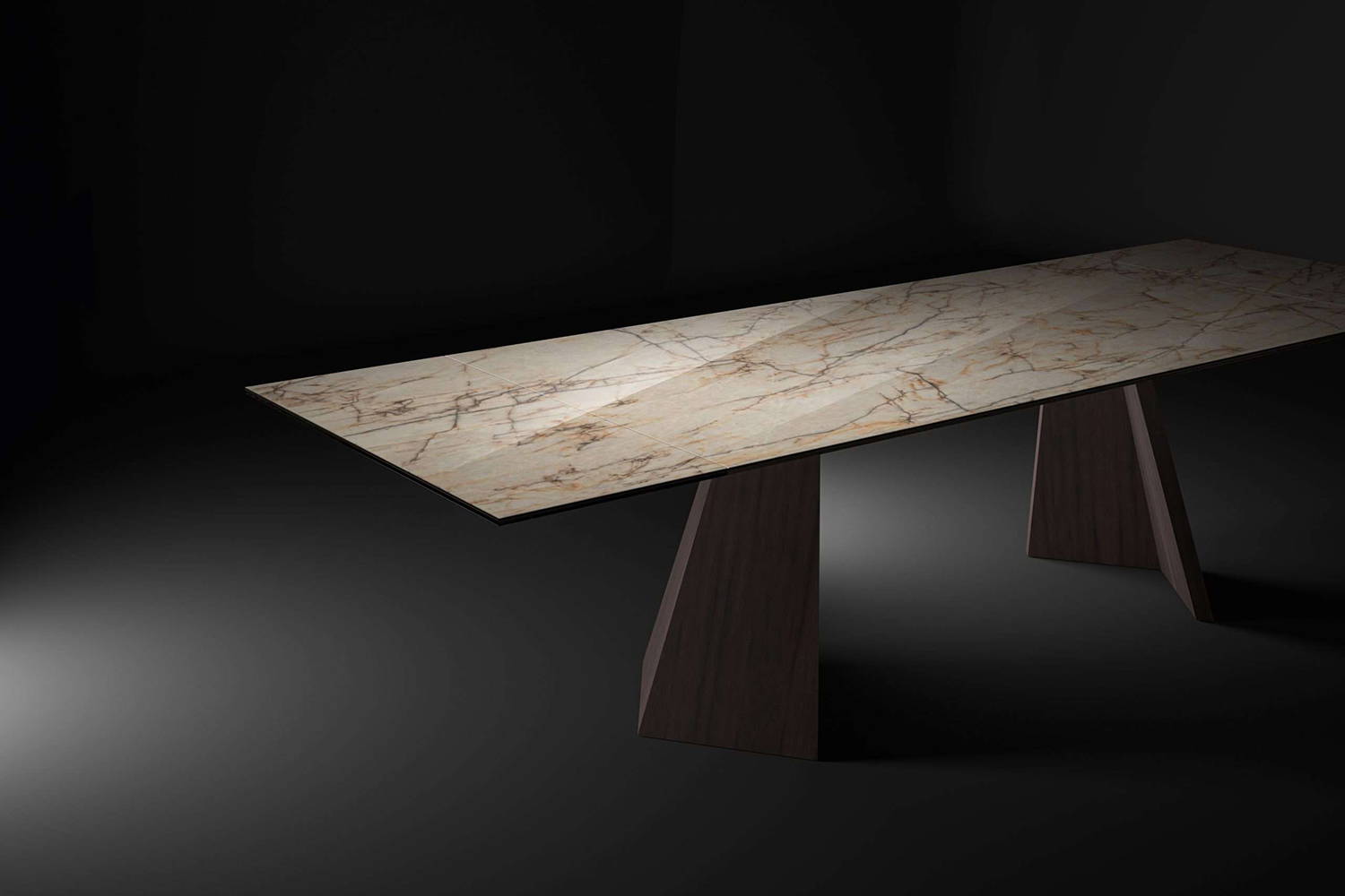 Axel Extension Dining Table by Ozzio Italia | room service 360°