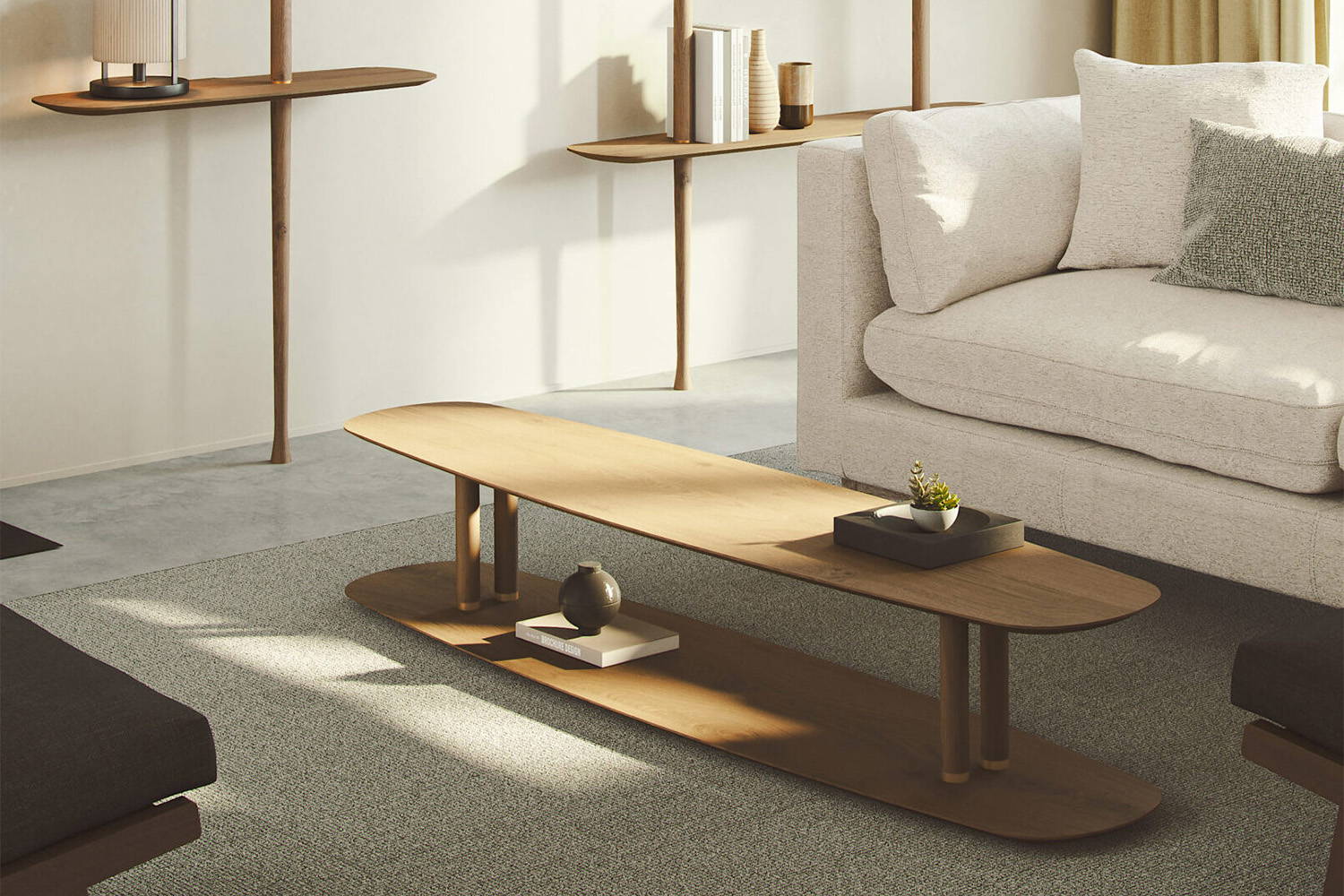 The Axis Coffee Table by Andrés Martínez for Nomon.