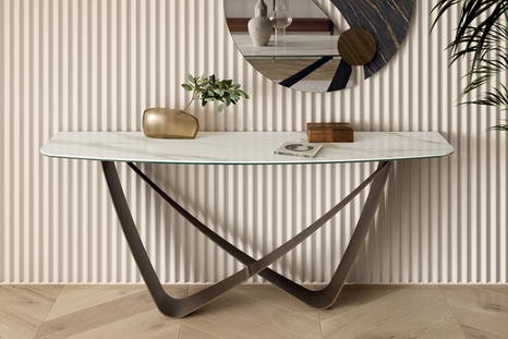 Bach console table designed by Lu.Na Progetti for Bontempi Casa
