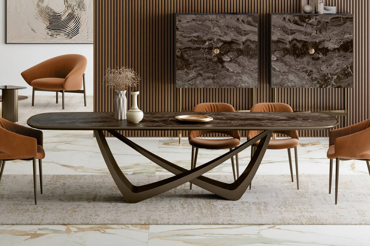 Bach Elite Dining Table by Bontempi Bach Elite Dining Table by Bontempi