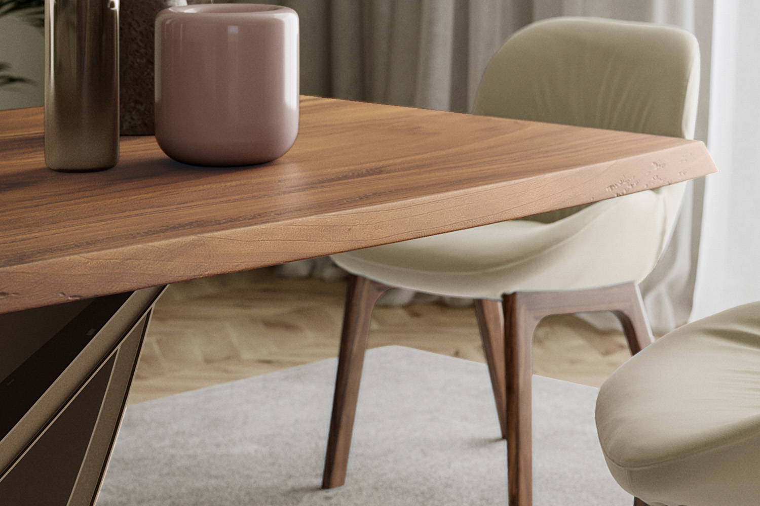 Bach Wood Dining Table by Bontempi Casa | room service 360°