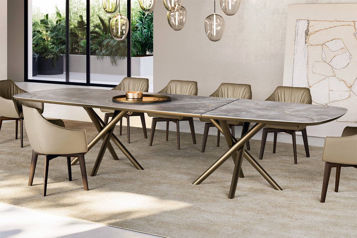 Baly XL Dining Table by Eforma Baly XL Dining Table by Eforma