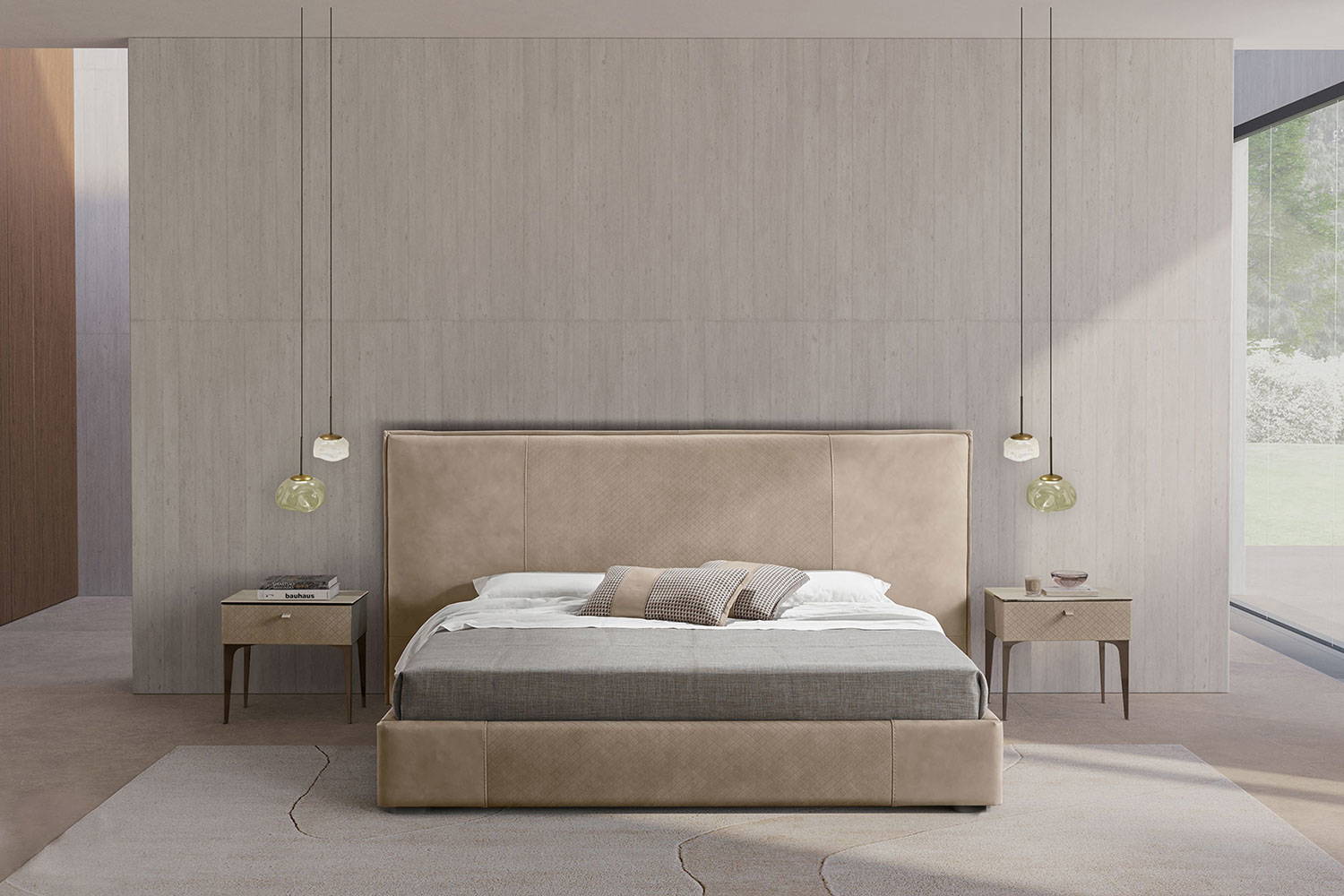 The Batik Night Bed Gabriele Ghetti for Gamma Arredamenti