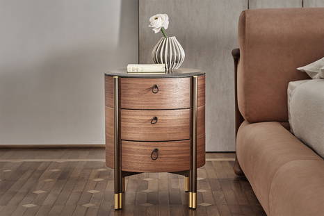 Bayus 3 drawer nightstand by Porada.
