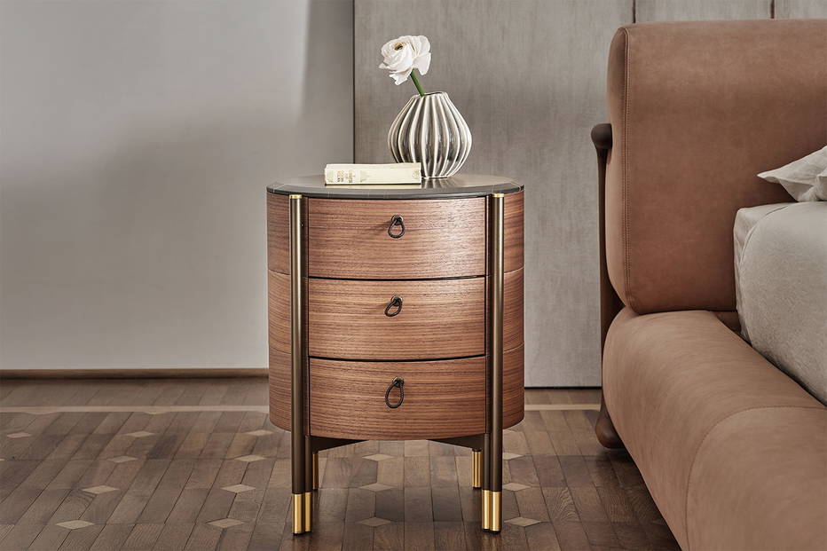 Bayus 3 drawer nightstand by Porada.