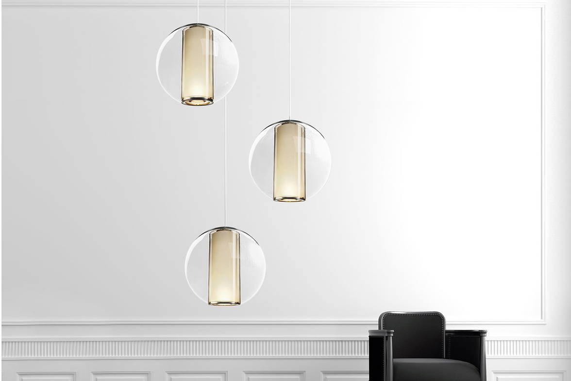 Bel Occhio 3-pc chandelier by Pablo Designs Bel Occhio 3-pc chandelier by Pablo Designs