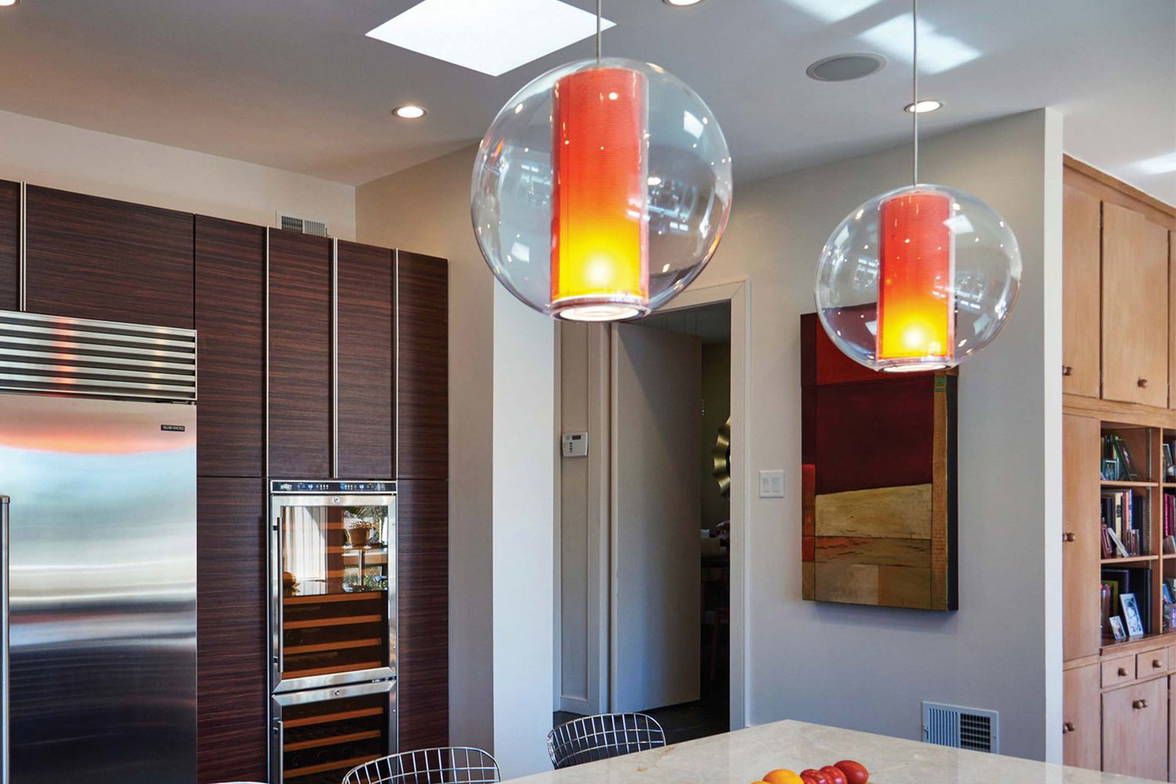 Bel Occhio pendant lights in the kitchen Bel Occhio pendant lights in the kitchen