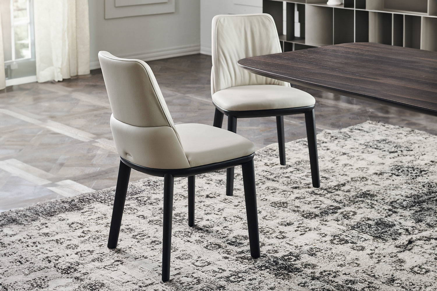 Belinda dining chairs by Cattelan Italia