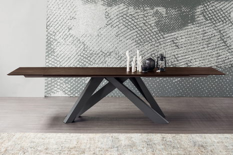 Big Extension Wood Table