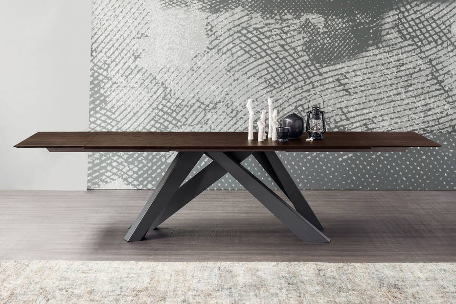 Big Extension Wood Table