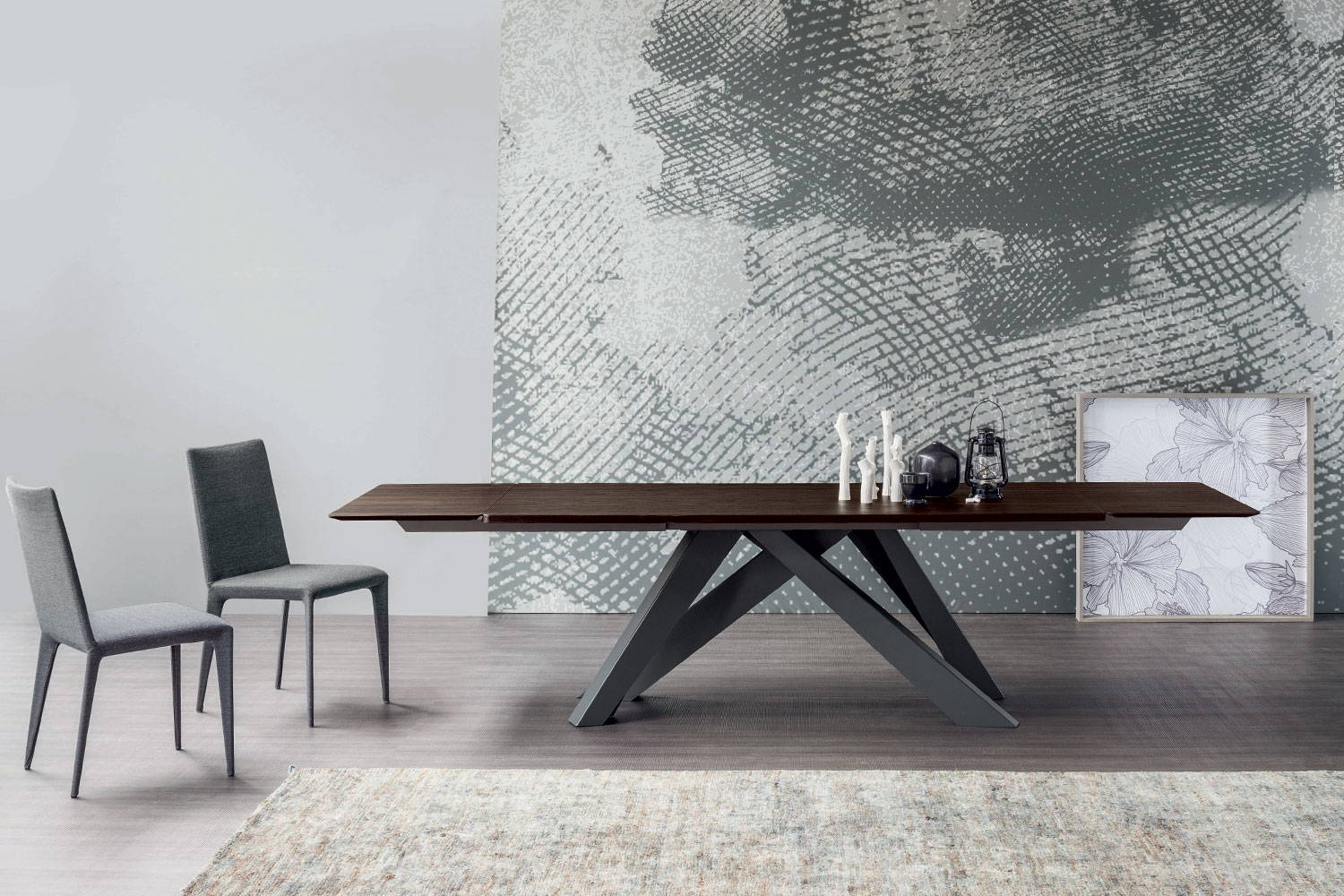 Big Extension Wood Table by Bonaldo | room service 360°