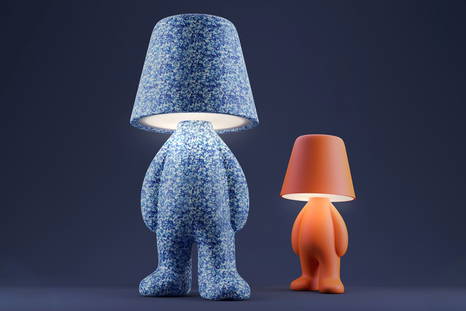 Bigger Brother Mix Table Lamp next to Sweet Brothers Tom Table Lamp