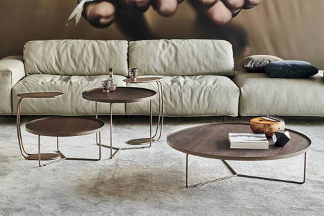 Billy wood coffee tables by Cattelan Italia in different sizes 