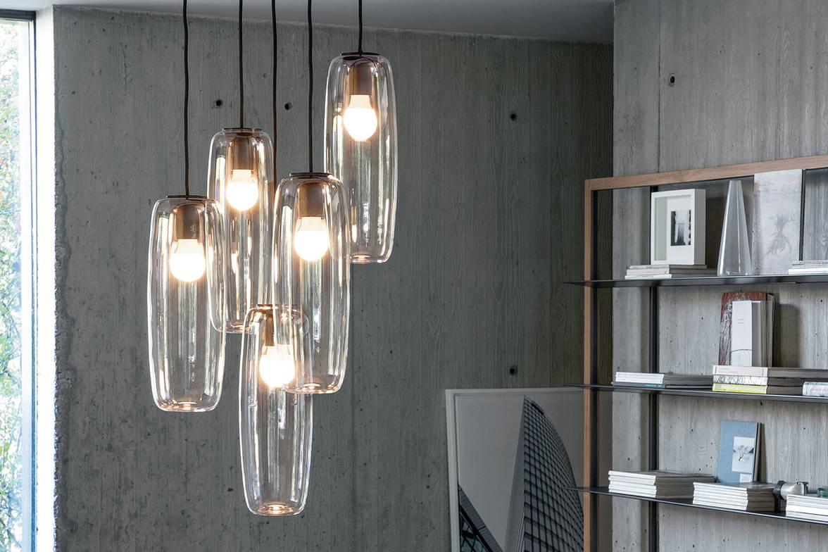 Close-up of the Bio-S Suspension Light . Close-up of the Bio-S Suspension Light .