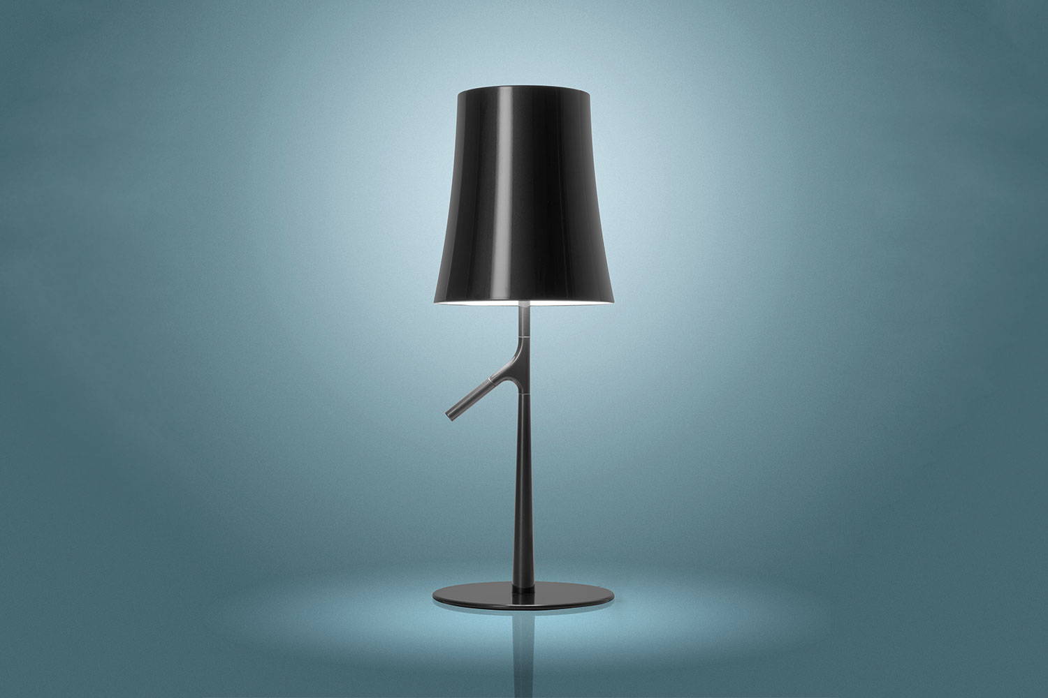 Birdie table lamp in graphite color