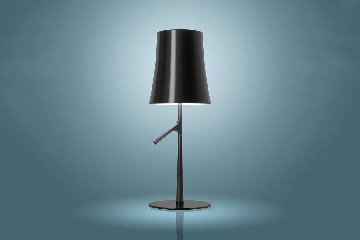 Birdie table lamp in graphite color Birdie table lamp in graphite color