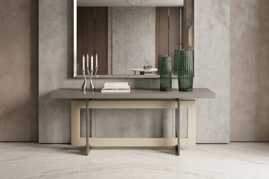 Blade Wood Base Console Table