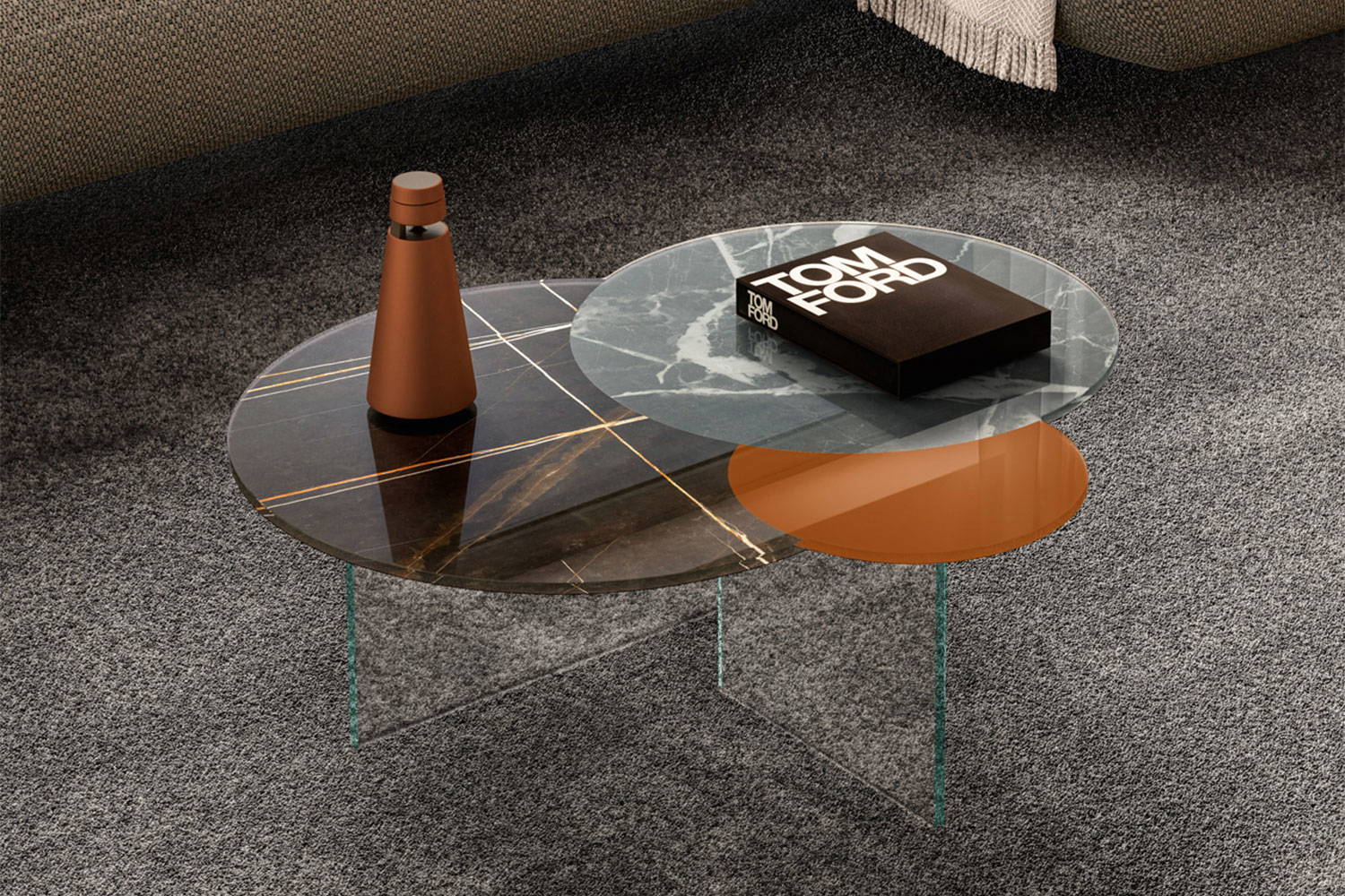 Blendie 1412 Coffee Table by Daniele Lago for Lago.