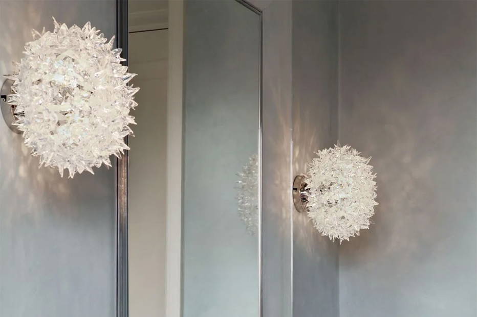 Bloom wall sconces by Kartell