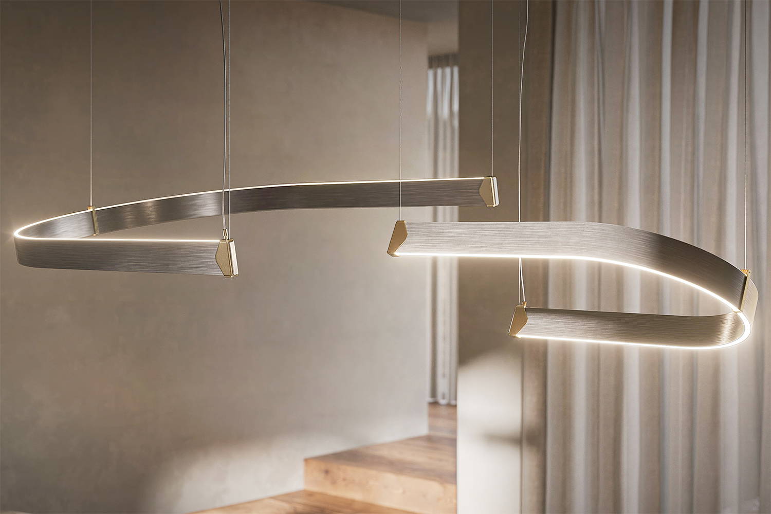 Bluebell suspension lamps by Cattelan Italia.