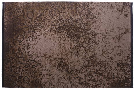 Boccioni Rug in Ecru / Black finish 