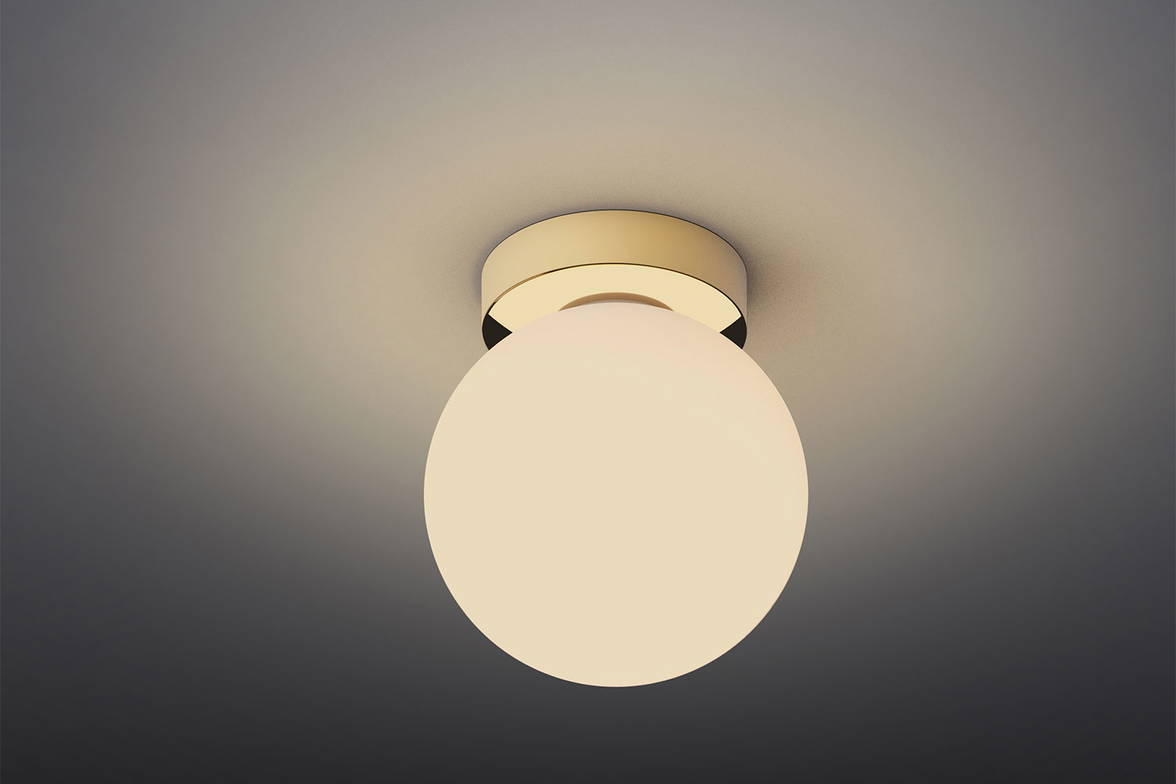 The Bola Sphere Flush light by Pablo Design. The Bola Sphere Flush light by Pablo Design.
