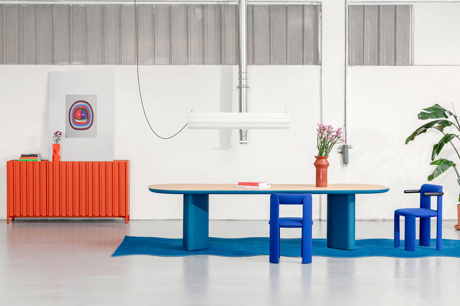 BonBon Oblong Dining Table designed by Paolo Cappello