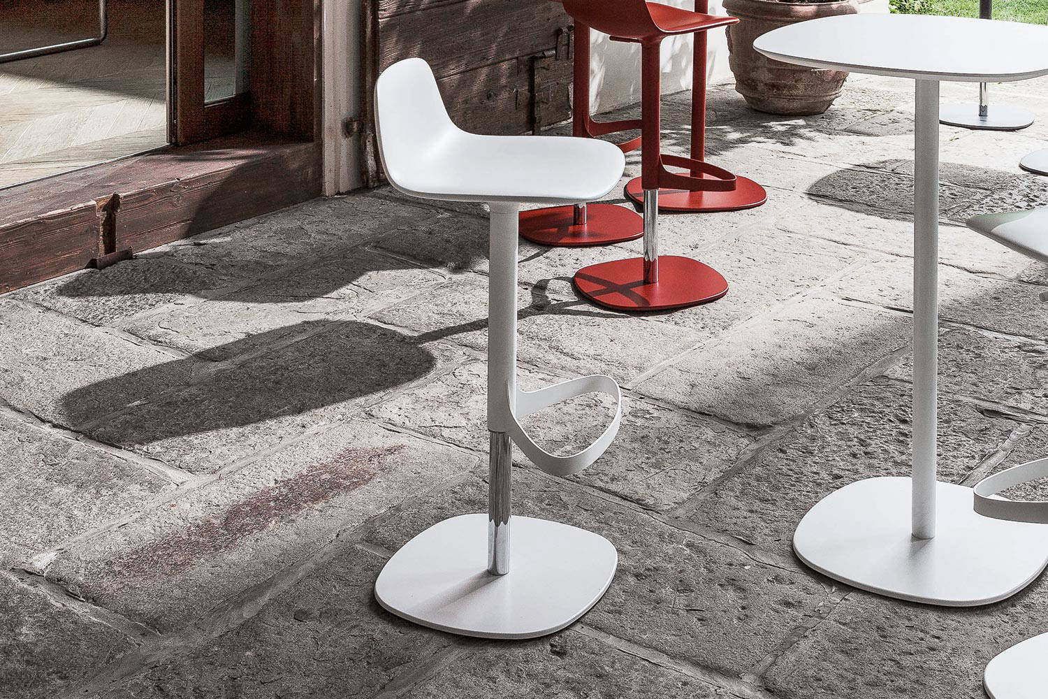 Bonnie adjustable stool by Bonaldo