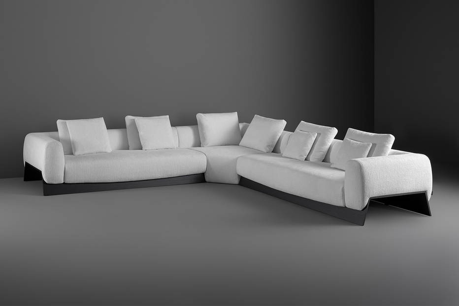 The Boolean Corner Sectional Sofa by Giuseppe Viganò for Bonaldo.