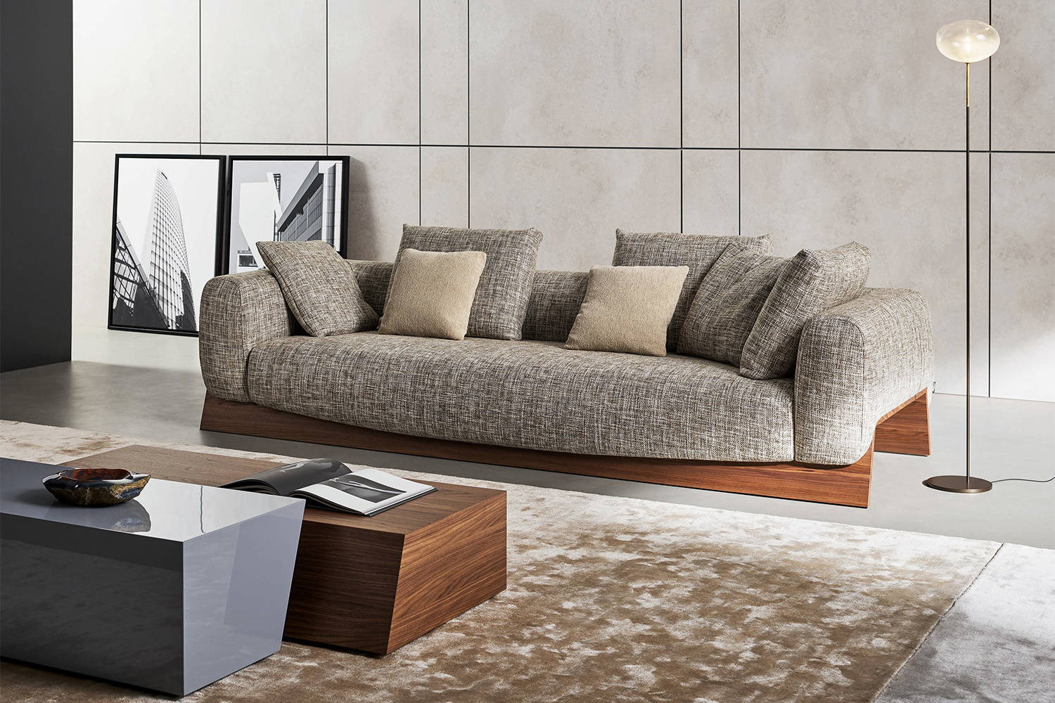 The Boolean sofa by Giuseppe Viganò for Bonaldo.