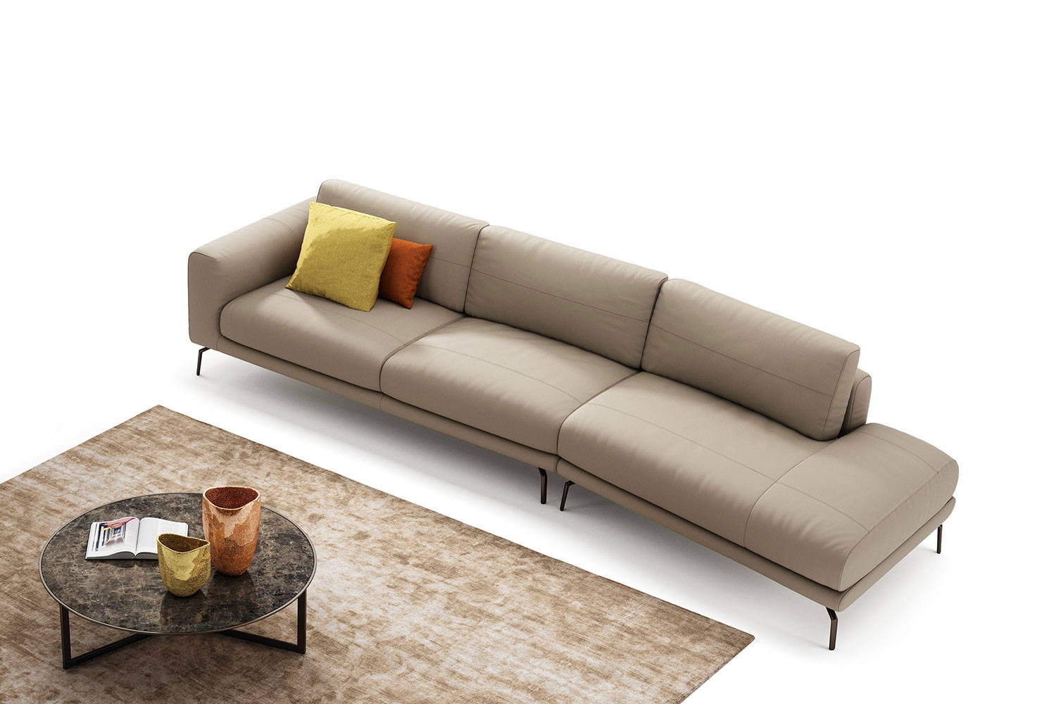 Bora Angled Sectional Sofa