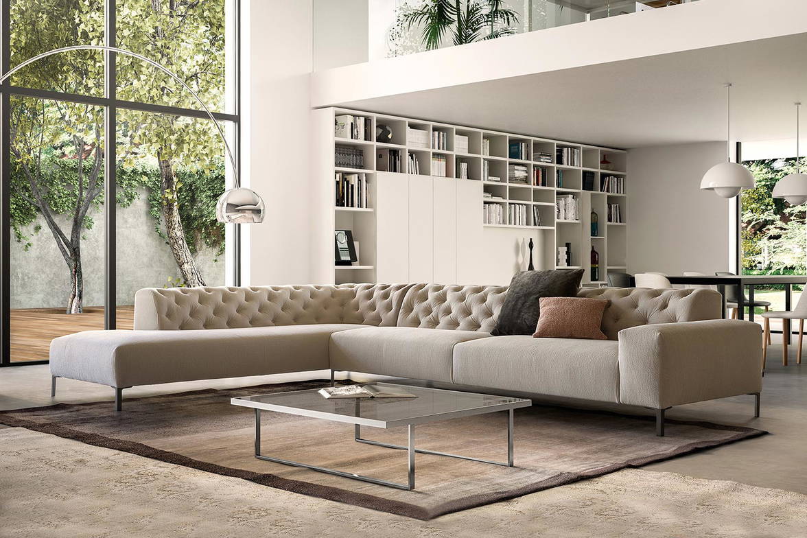 Boston corner sectional sofa with peninsula by Pianca Boston corner sectional sofa with peninsula by Pianca