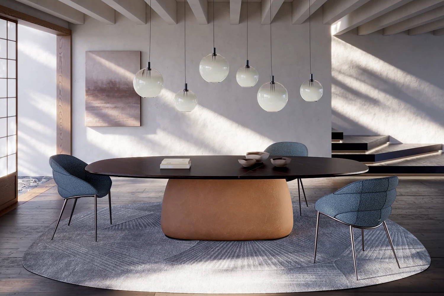 Botero Wood Dining Table