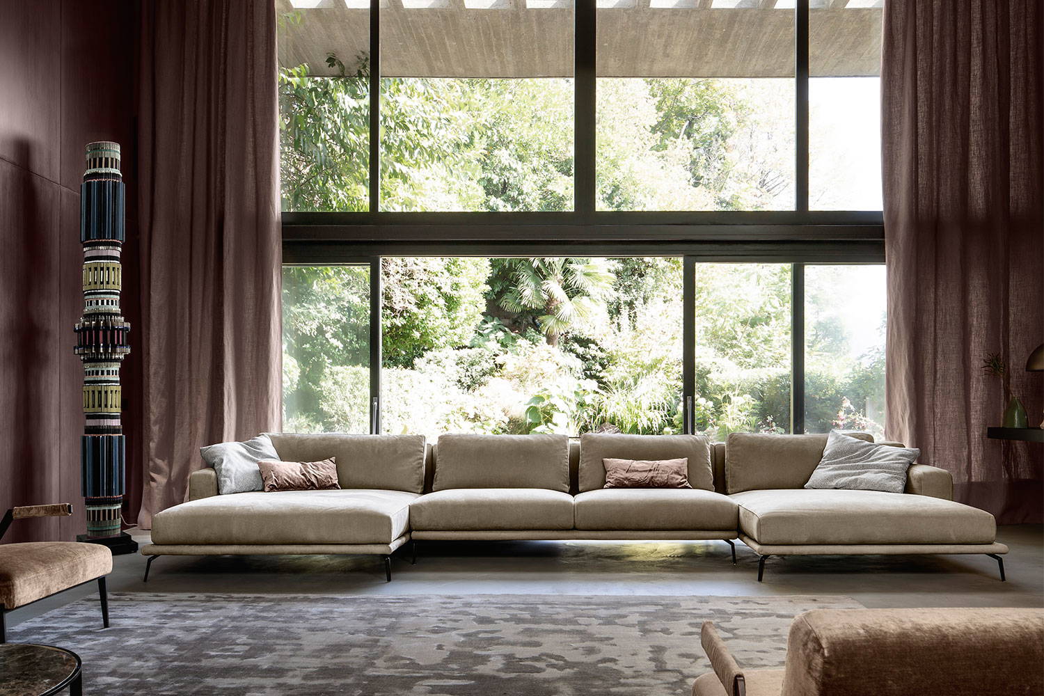 Bovisa U-Shape Sectional Sofa